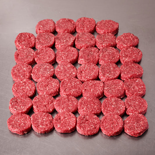 Grass Fed Beef Burger Patties Bulk Buy 5kg