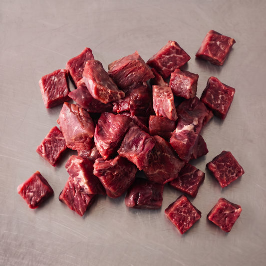Grass Fed Diced Beef ~500g
