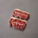 Grass Fed Flank/Oyster Blade ~500g on stainless steel butcher's bench
